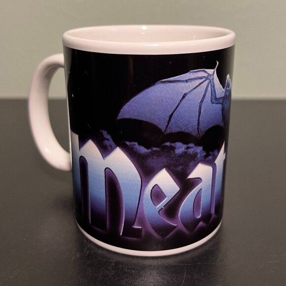 Meat Loaf BAT OUT OF HELL Logo Mug ~ Neverland Entertainment ~ Todd Rundgren - Picture 2 of 8